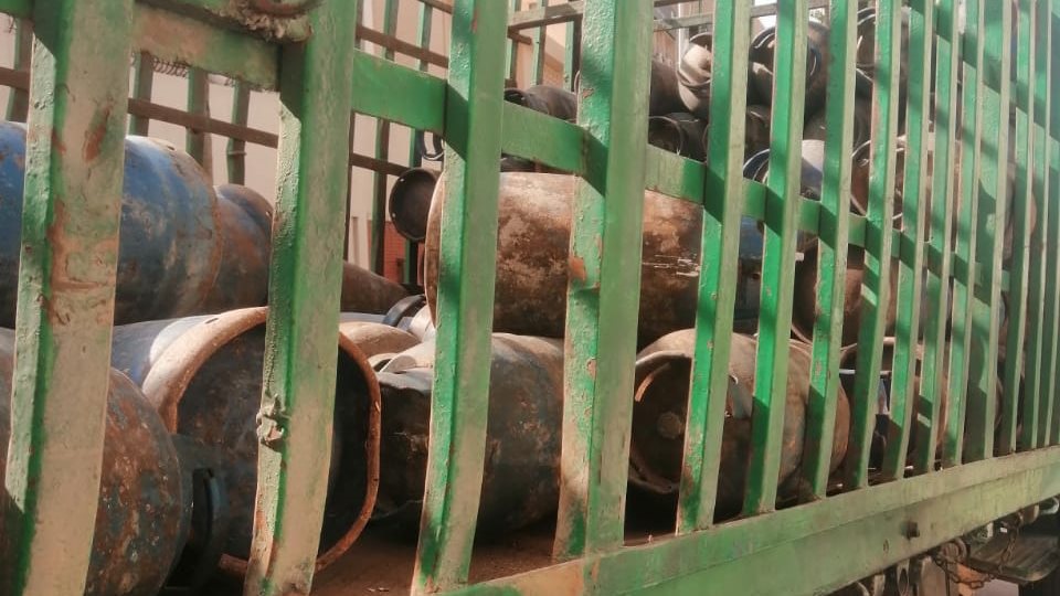 ضبط اسطوانات بوتجاز في الإسكندرية