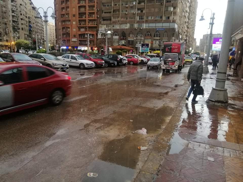 أمطار متوسطة تضرب الإسكندرية
