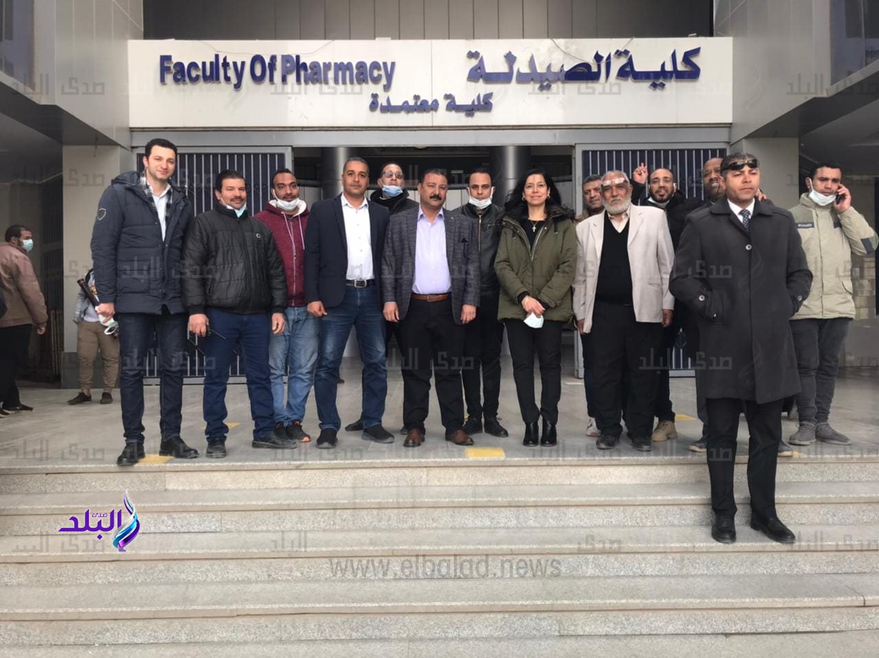 تجربة إخلاء ناجحة لمباني كلية الصيدلة جامعة عين شمس