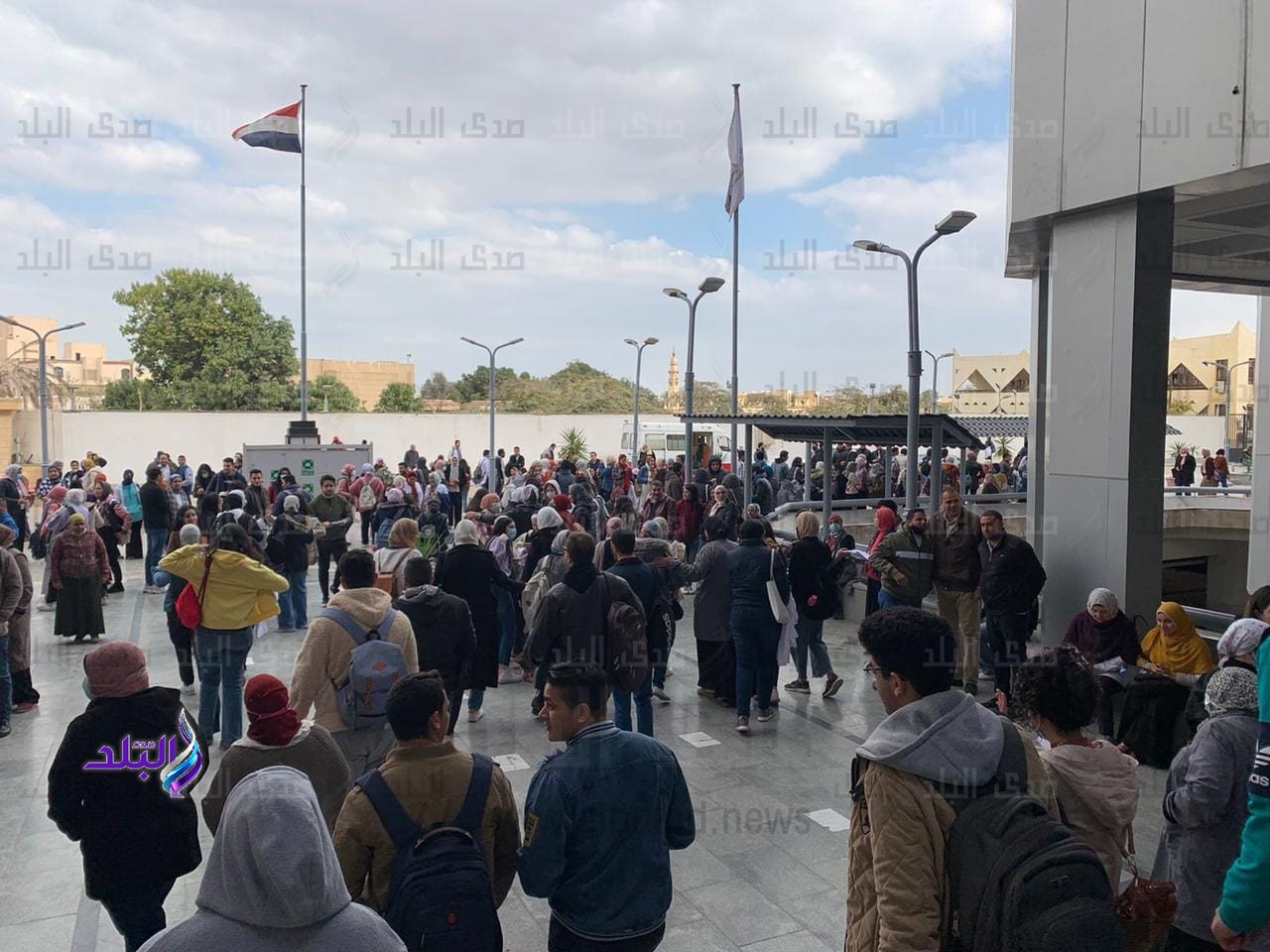 تجربة إخلاء ناجحة لمباني كلية الصيدلة جامعة عين شمس