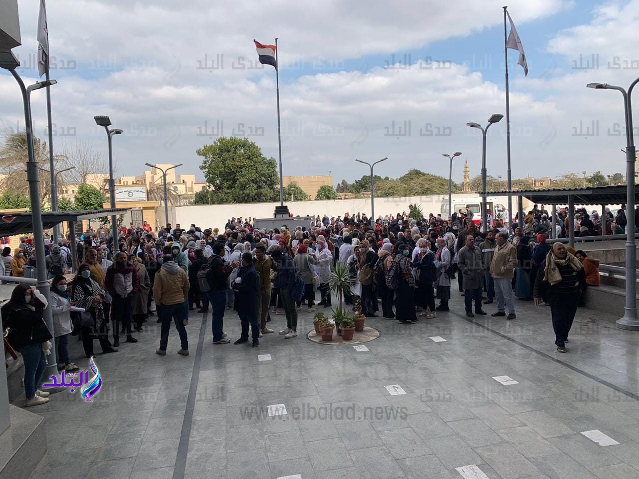 تجربة إخلاء ناجحة لمباني كلية الصيدلة جامعة عين شمس