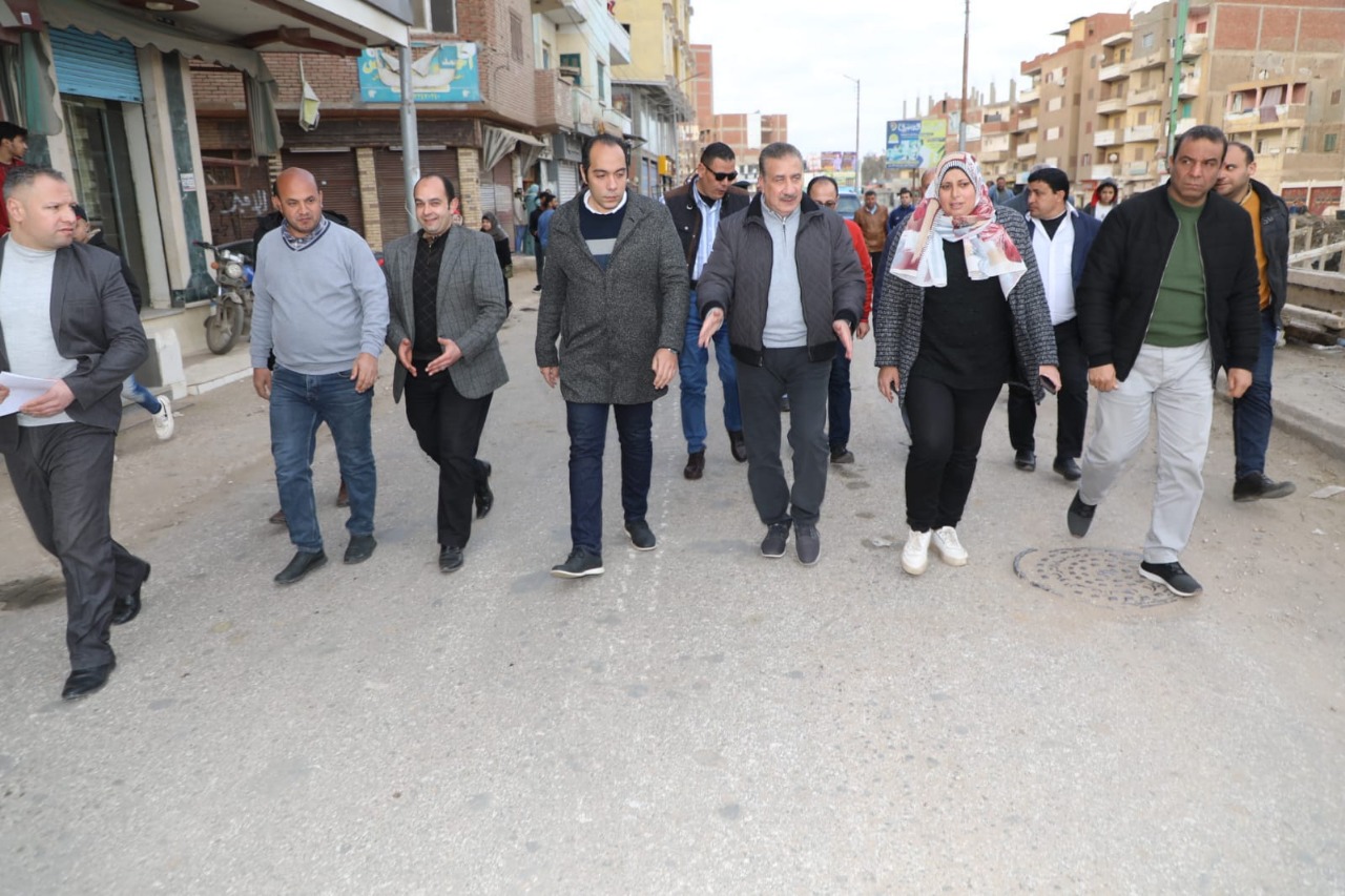 جولة تفقدية لمحافظ المنوفية
