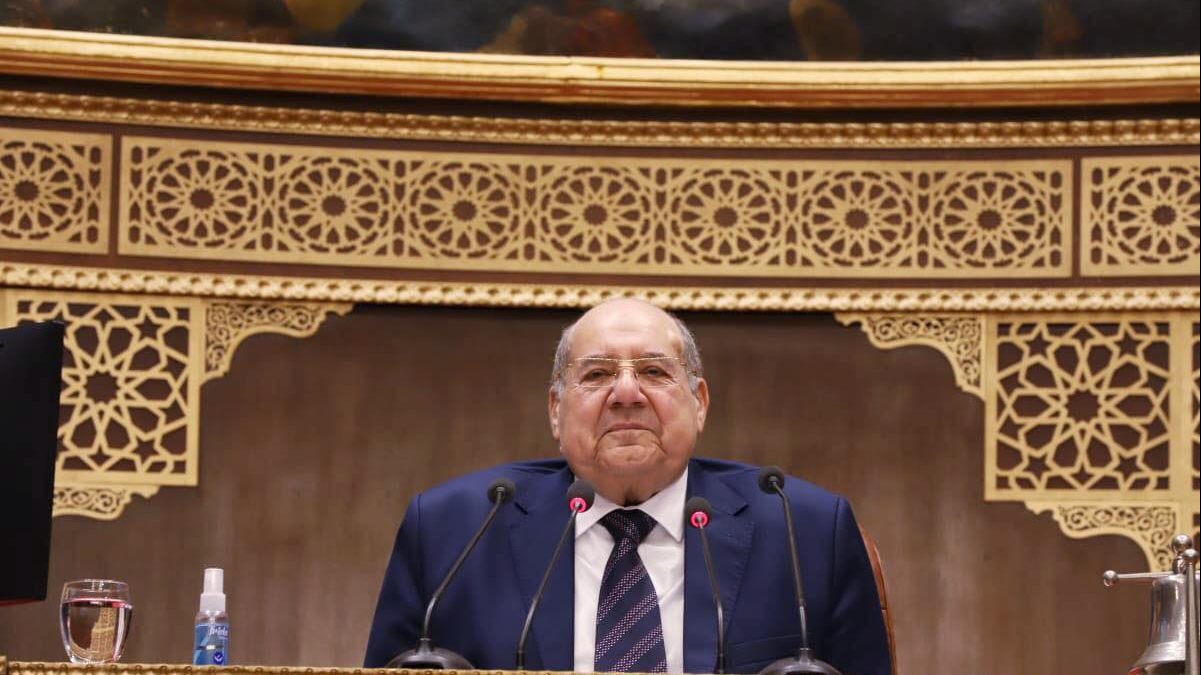 المستشار عبد الوهاب عبد الرازق رئيس مجلس الشيوخ 