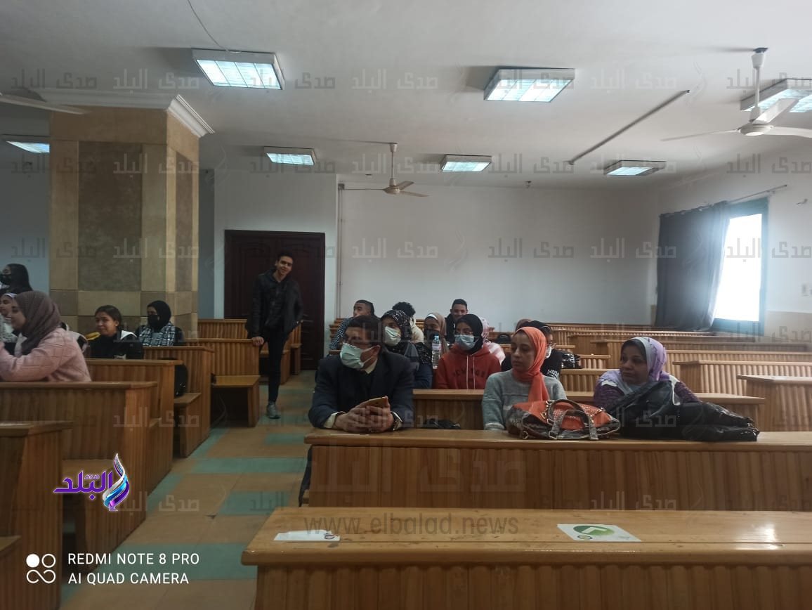 تجربة إخلاء ناجحة لكلية الآثار جامعة عين شمس