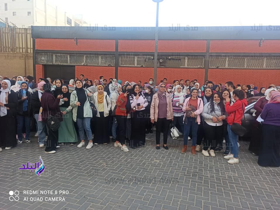 تجربة إخلاء ناجحة لكلية الآثار جامعة عين شمس