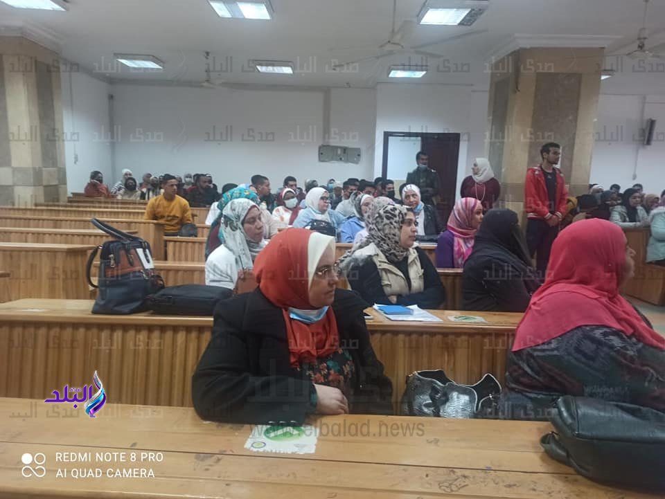 تجربة إخلاء ناجحة لكلية الآثار جامعة عين شمس