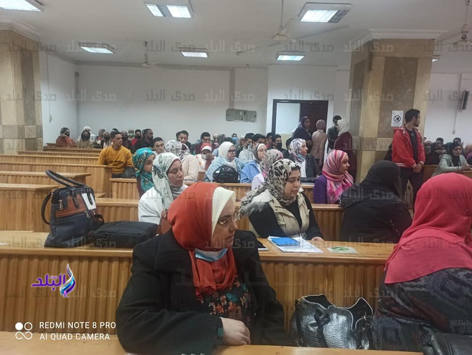 تجربة إخلاء ناجحة لكلية الآثار جامعة عين شمس