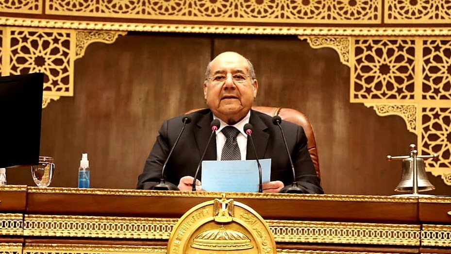 المستشار عبد الوهاب عبد الرازق رئيس مجلس الشيوخ