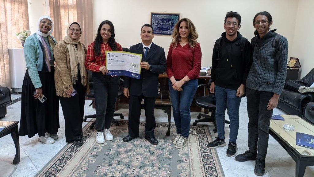 حاسبات حلوان تحصد المركز الأول في مسابقة المدن الذكية