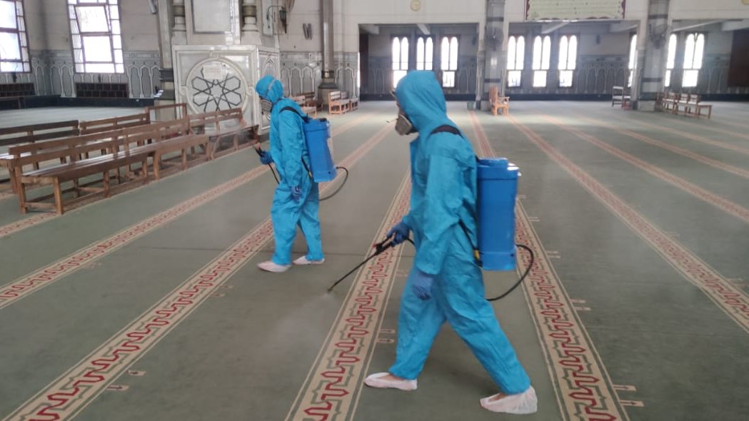 حملة نظافة في المساجد 