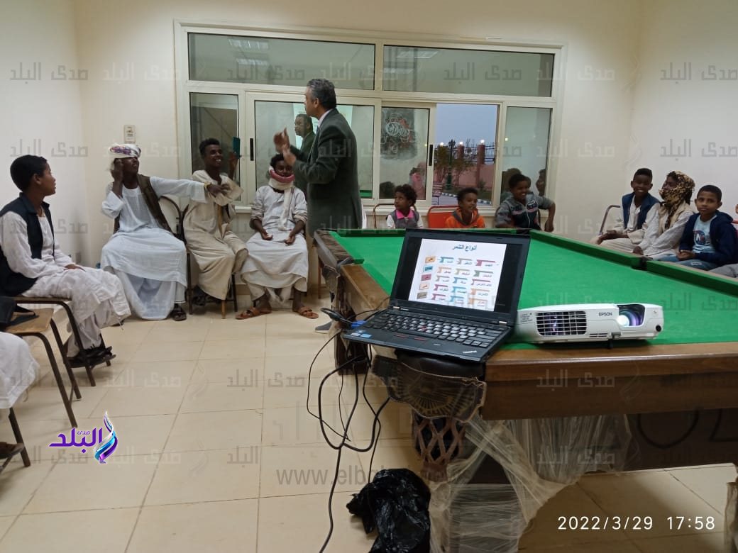 زيارة قافلة جامعة عين شمس التنموية الشاملة لمحافظة البحر الأحمر