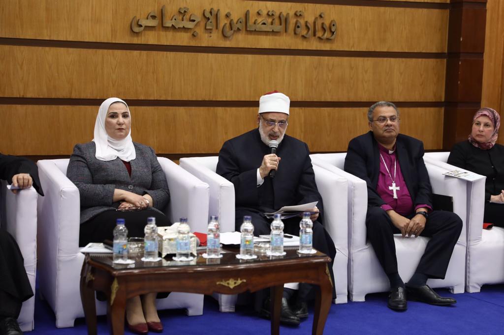 وكيل الأزهر خلال مؤتمر وزارة التضامن الاجتماعي 