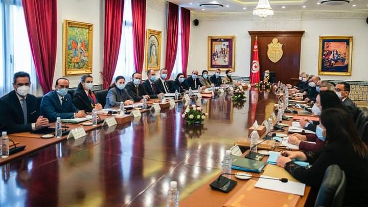 جانب من اجتماع الحكومة 