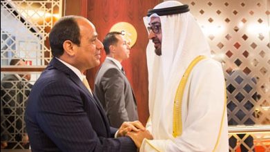 الرئيس السيسي وولي عهد أبو ظبي