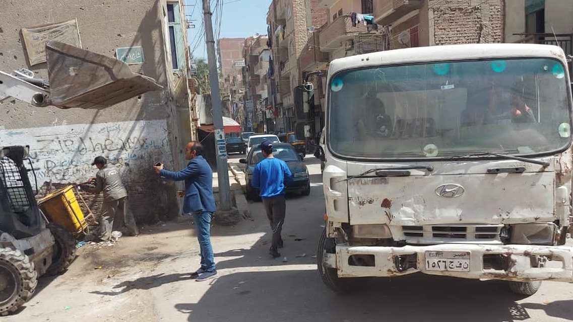حملات نظافة بقرى المنيا