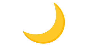 🌙 Crescent Moon Emoji