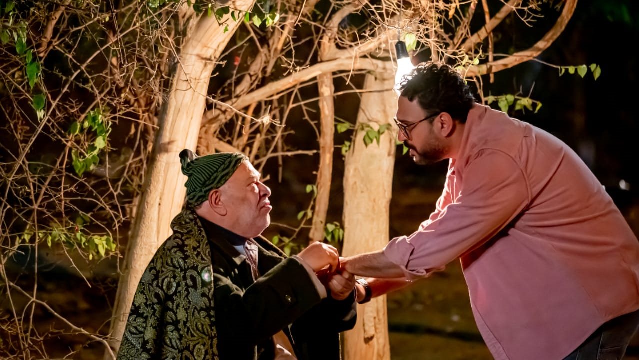 مشهد من مسلسل مكتوب عليا