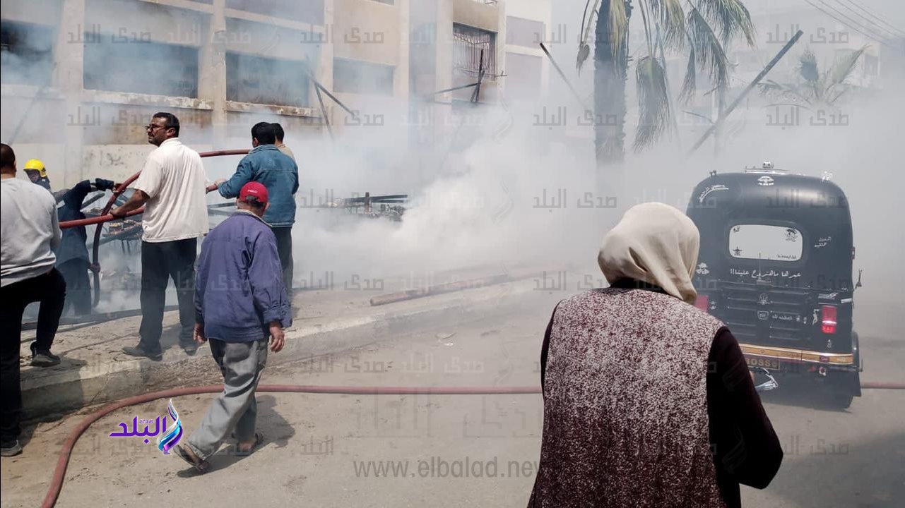 حريق القناطر الخيرية