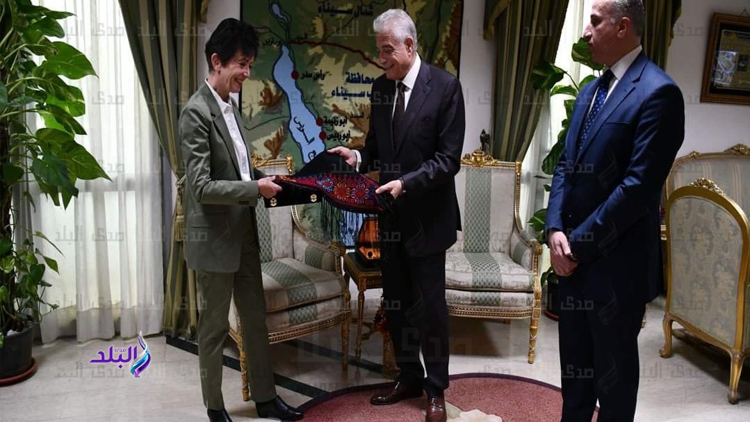 فودة خلال استقبال سفيرة سويسرا 