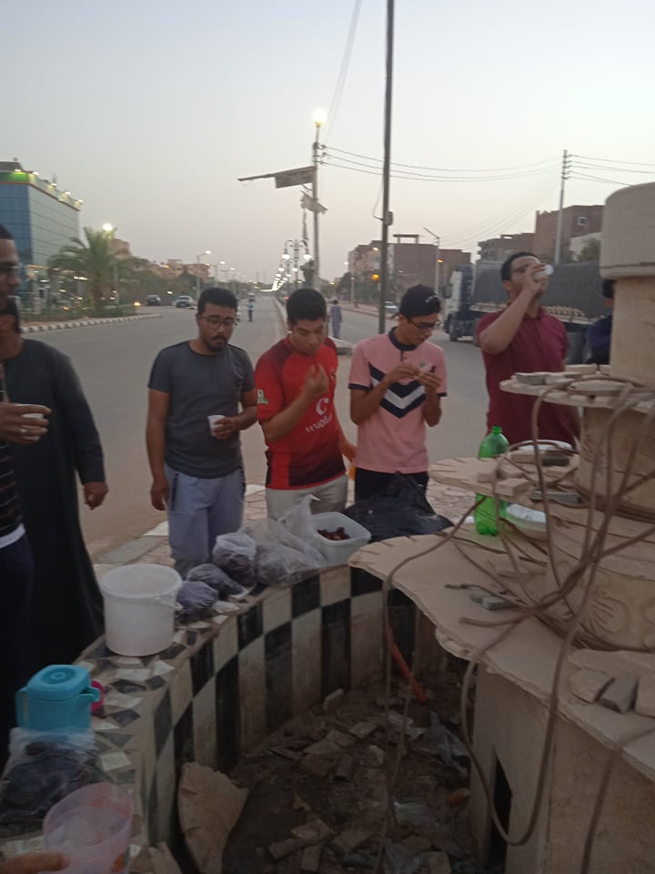 جانب من المتطوعين 