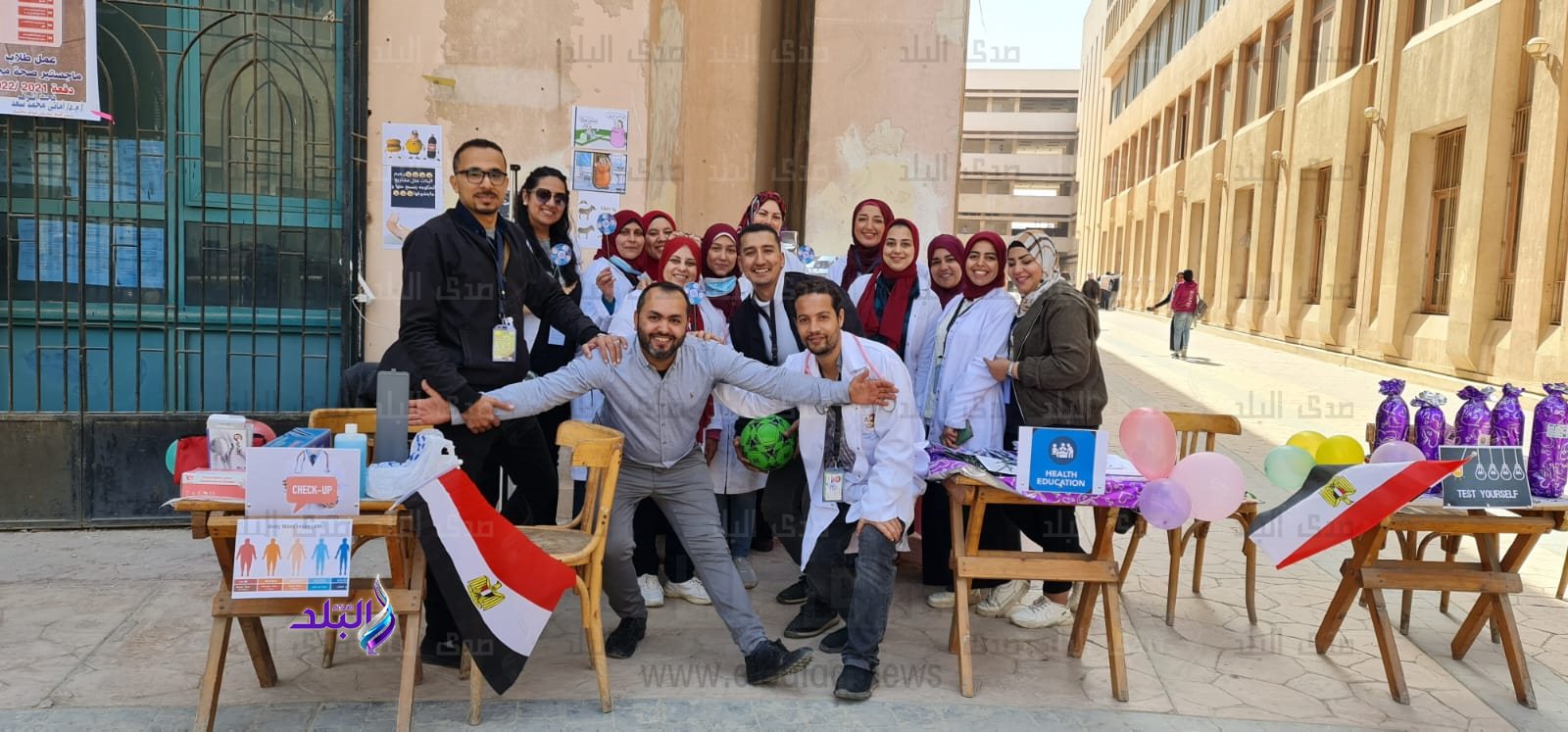 قافلة تمريضية تثقيفية عن مخاطر السمنة