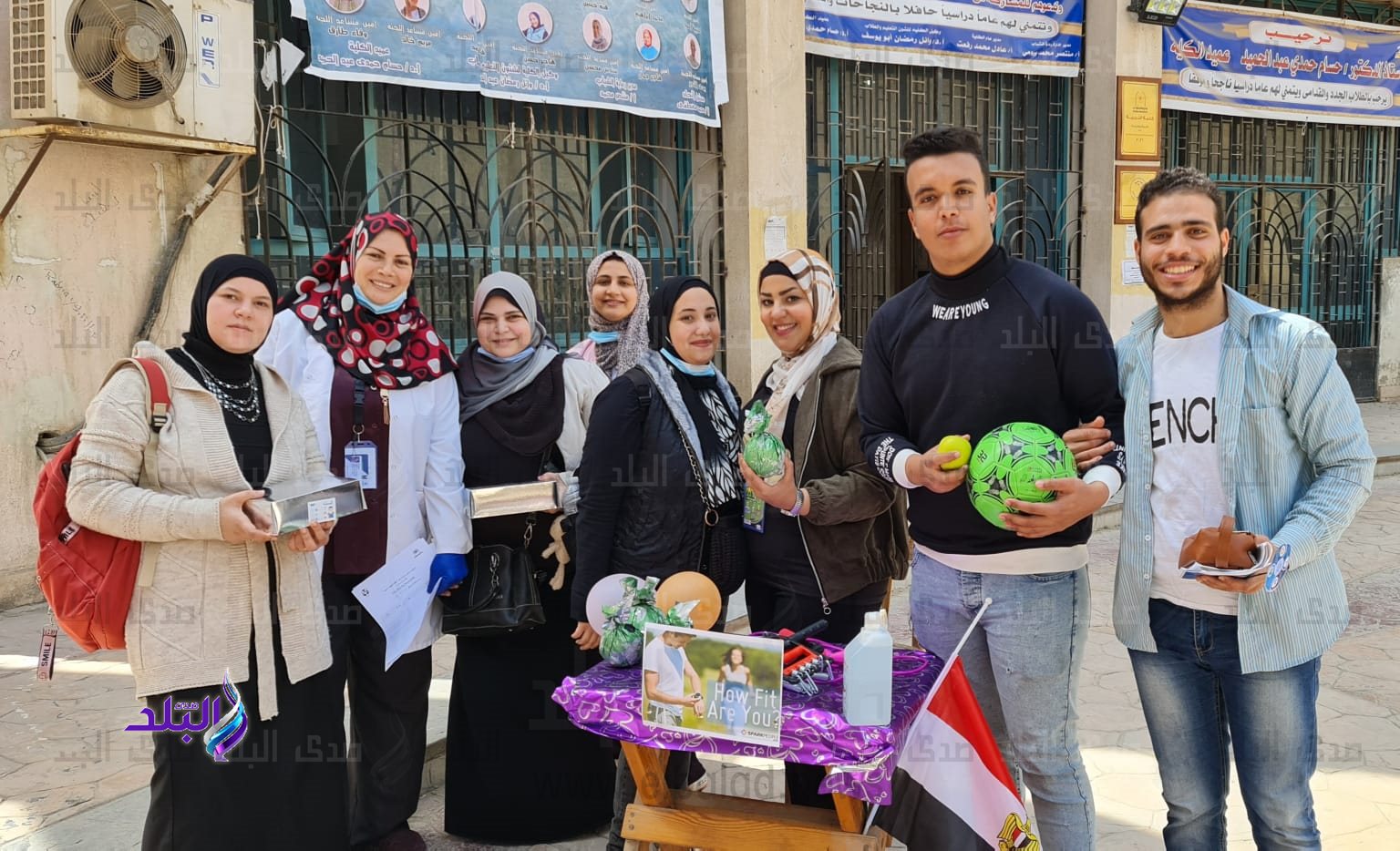 قافلة تمريضية تثقيفية عن مخاطر السمنة