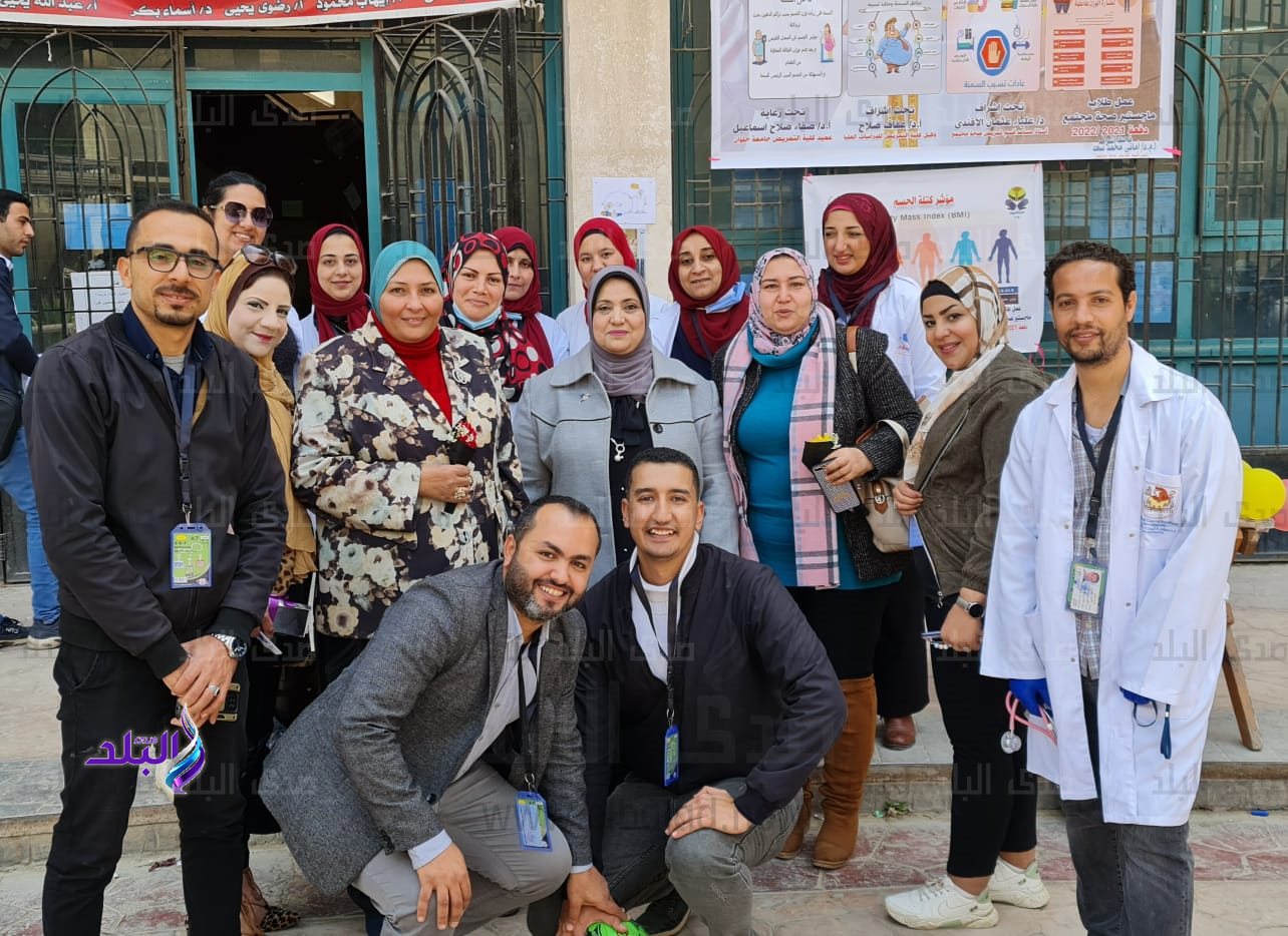 قافلة تمريضية تثقيفية عن مخاطر السمنة