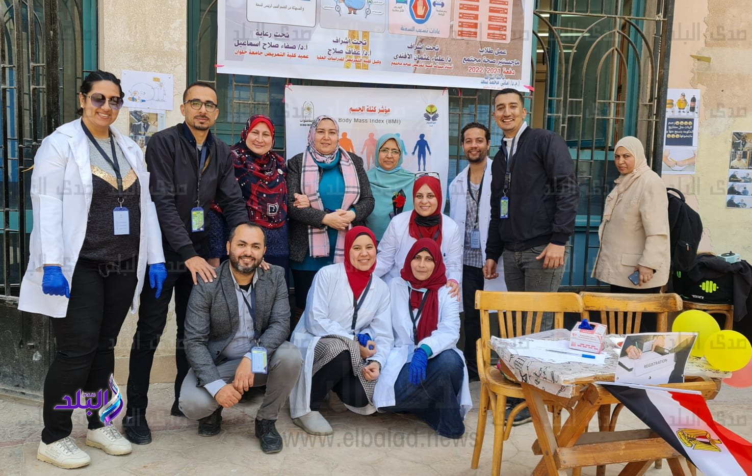 قافلة تمريضية تثقيفية عن مخاطر السمنة