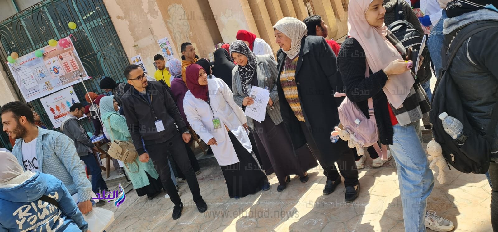 قافلة تمريضية تثقيفية عن مخاطر السمنة