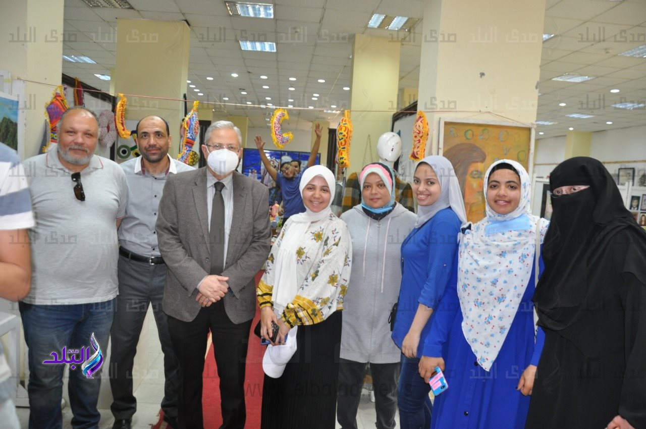 المعرض العام للفنون التشكيلية والأسرية بجامعة حلوان