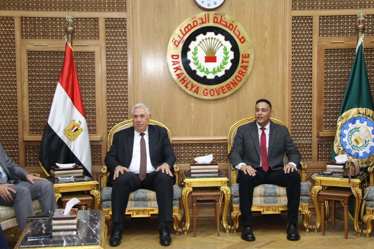 وزير الزراعة ومحافظ الدقهلية