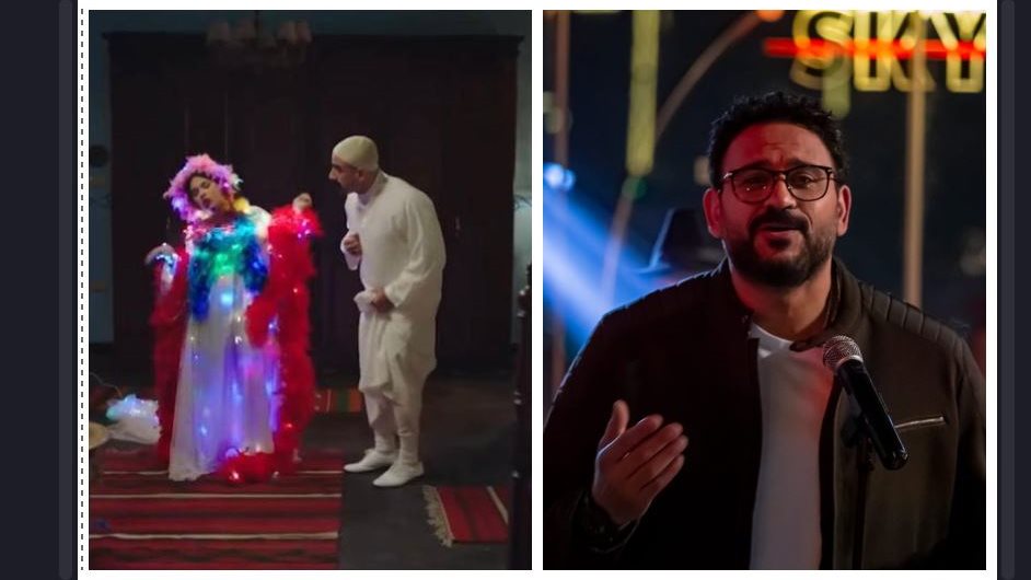أكرم حسني ومشهد الكبير أوي