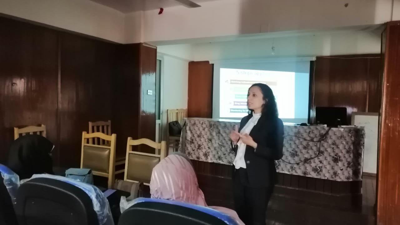 أثناء تدريب صيادلة الفيوم