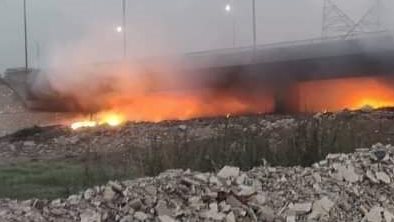 حريق صورة ارشيفية 