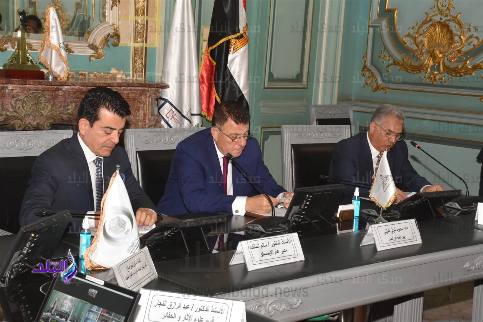 التعاون المشترك بين إيسسكو وكلية الاثار جامعة عين شمس وجامعة فيلبس ماربورج