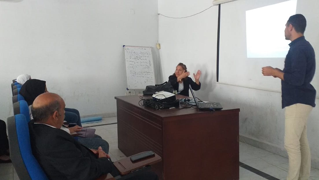 أثناء التدريب أثناء التدريب