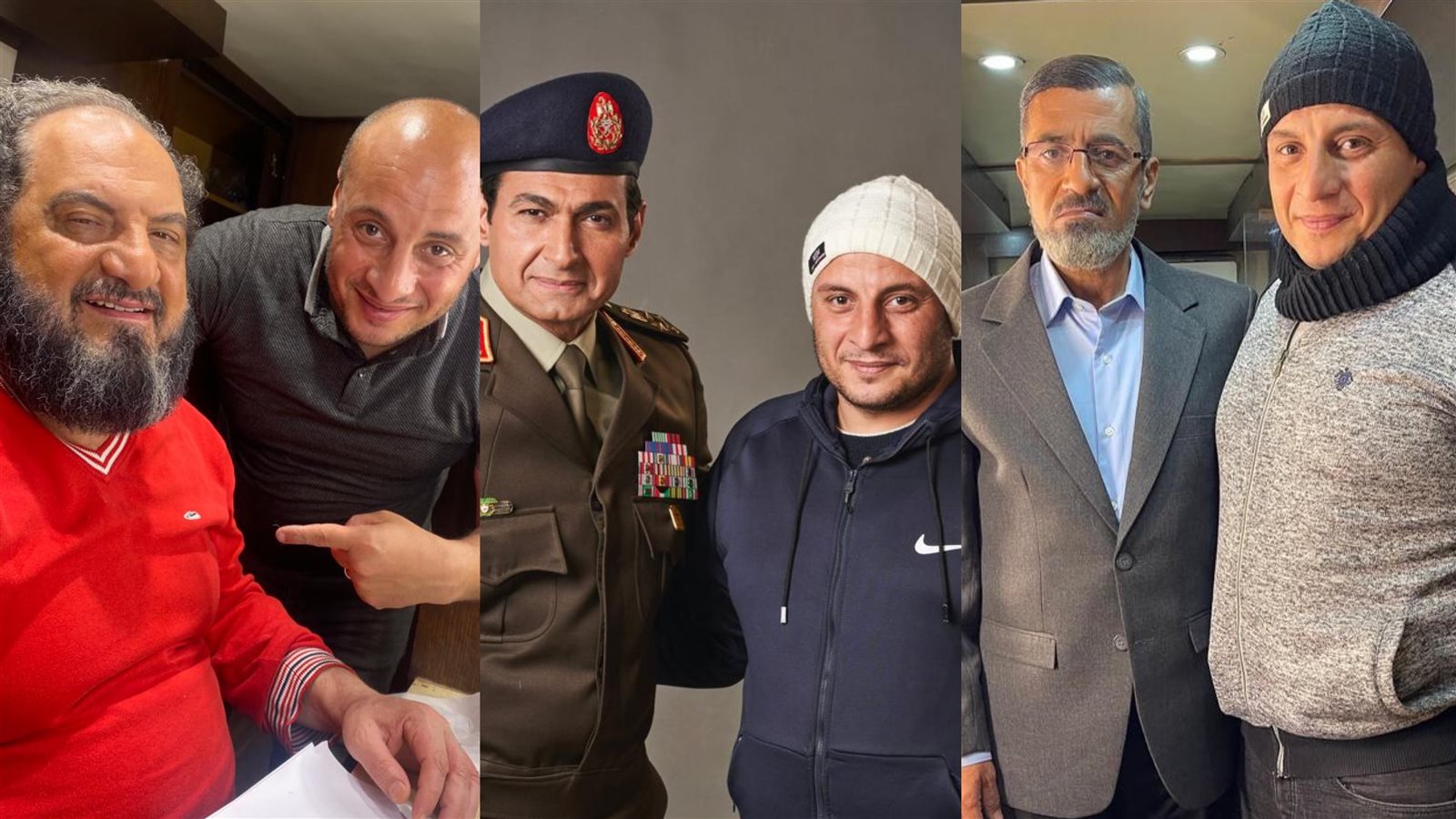الماكيير أحمد مصطفى مع أبطال الاختيار 3 
