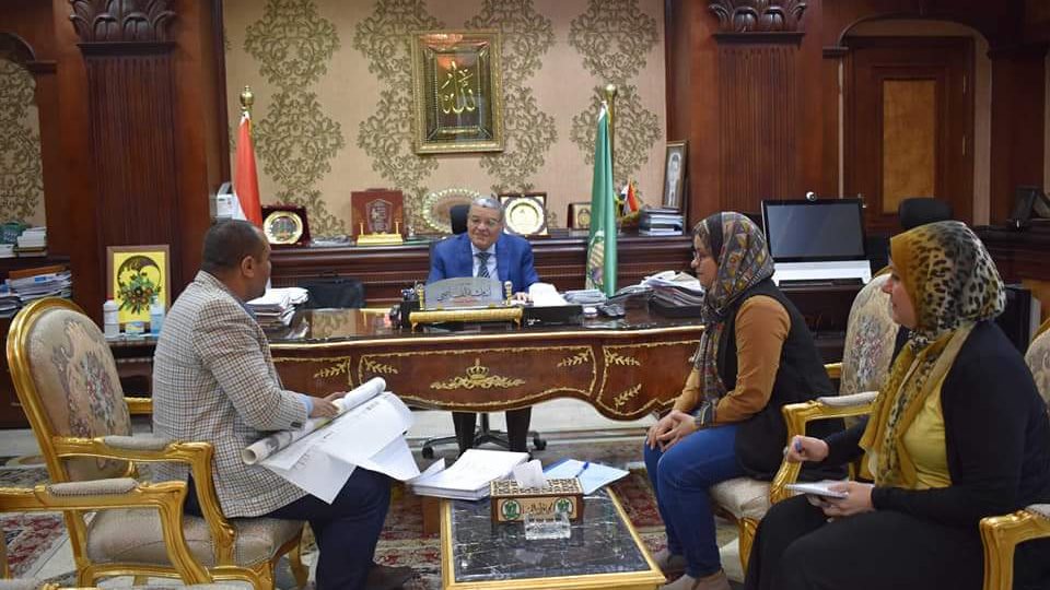 محافظ المنيا يعتمد المخطط التفصيلي 