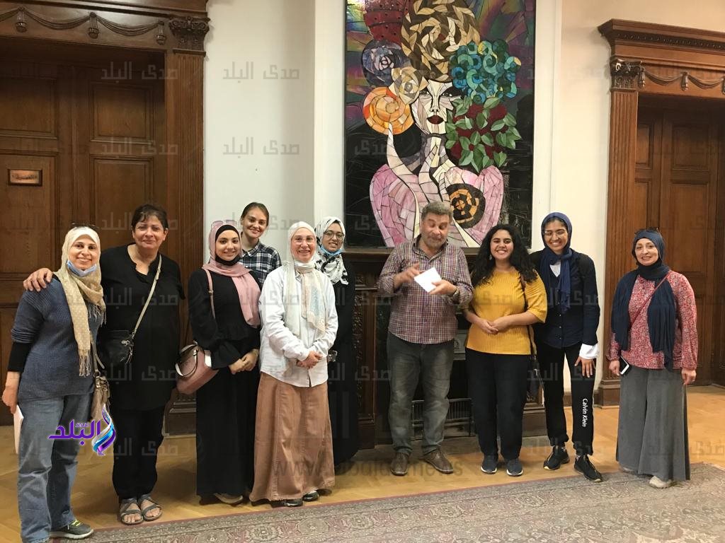 طلاب قسم الجرافيك شعبة الرسوم المتحركة بالفنون الجميلة جامعة حلوان