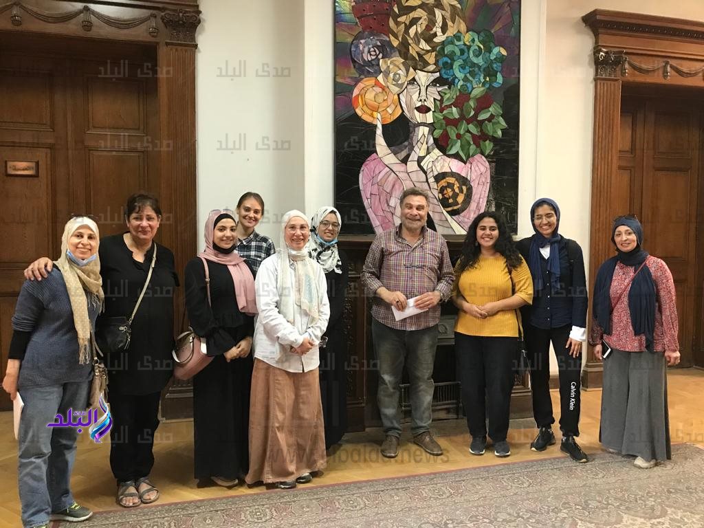 طلاب قسم الجرافيك شعبة الرسوم المتحركة بالفنون الجميلة جامعة حلوان