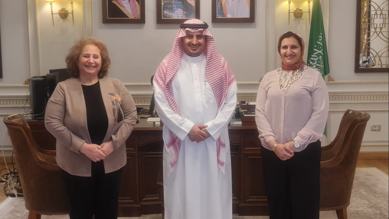 قنصل السعودية يلتقى بمسئولة أممية