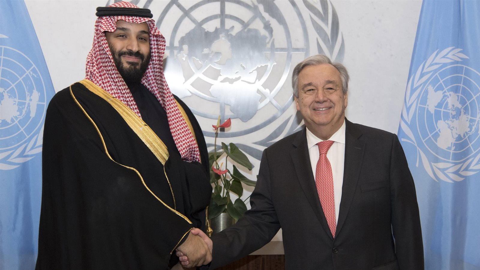 جوتيريش ومحمد بن سلمان