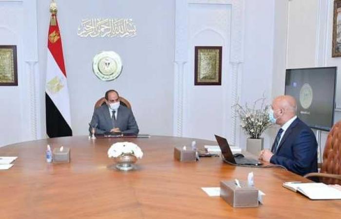 الرئيس السيسي يتابع خطط مشروع الربط النهري بين مصر والسودان