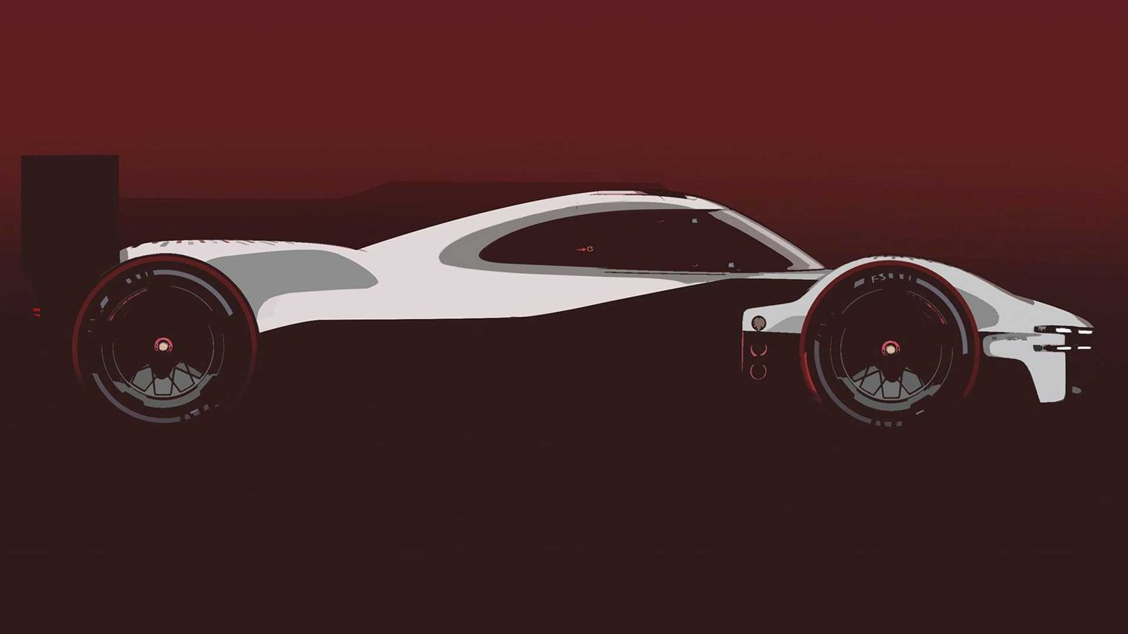 سيارة بورشة LMDh الخارقة تتألق بمحرك Twin-Turbo V8 أثناء اخت
