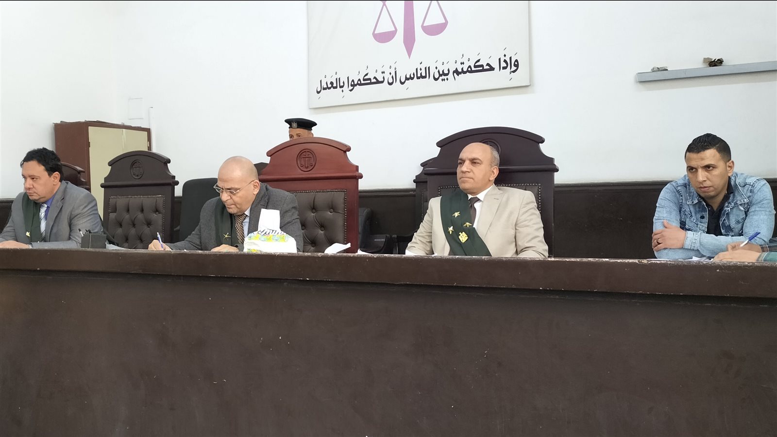 المستشار محمد ايهاب رئيس محكمة الجنايات 
