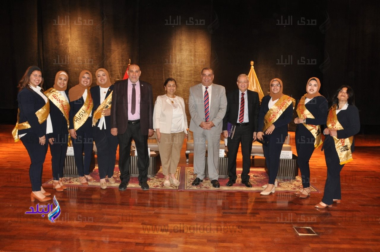 تنصيب على السيد رئيسا لاتحاد طلاب الجامعة ويارا هانى نائبا له