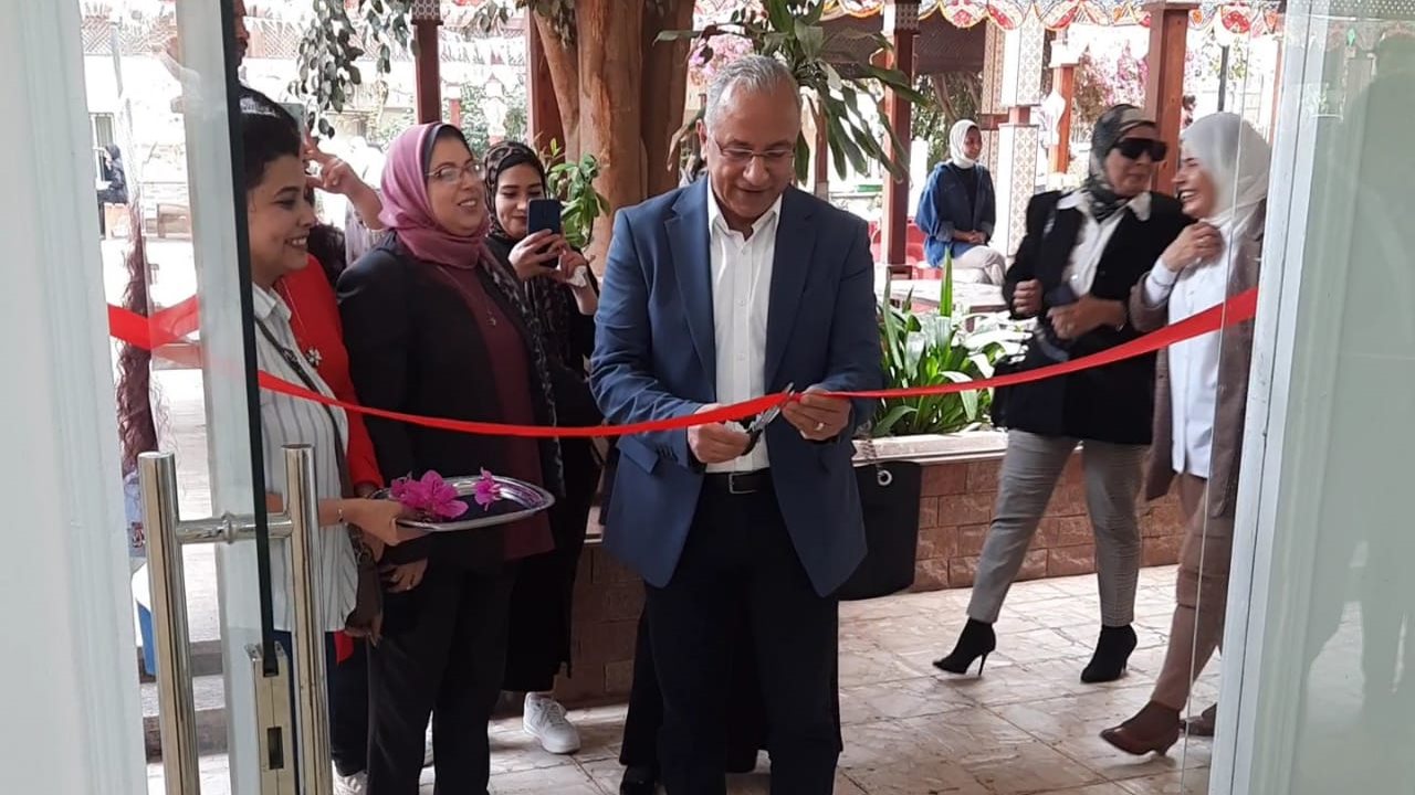 معرض لمحات فنية 2022 بجامعة حلوان 