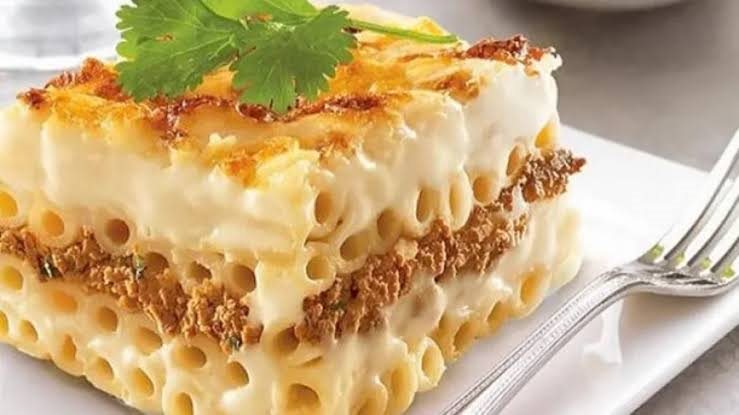 مكرونة بشاميل 