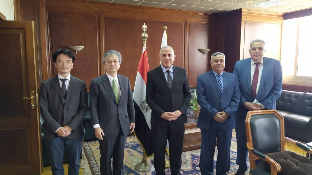 وزير الري وسفير اليابان