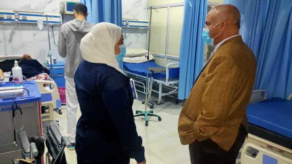 وكيل وزارة الصحة بالغربيةيتابع أعمال تطوير مستشفى مستشفي صدر